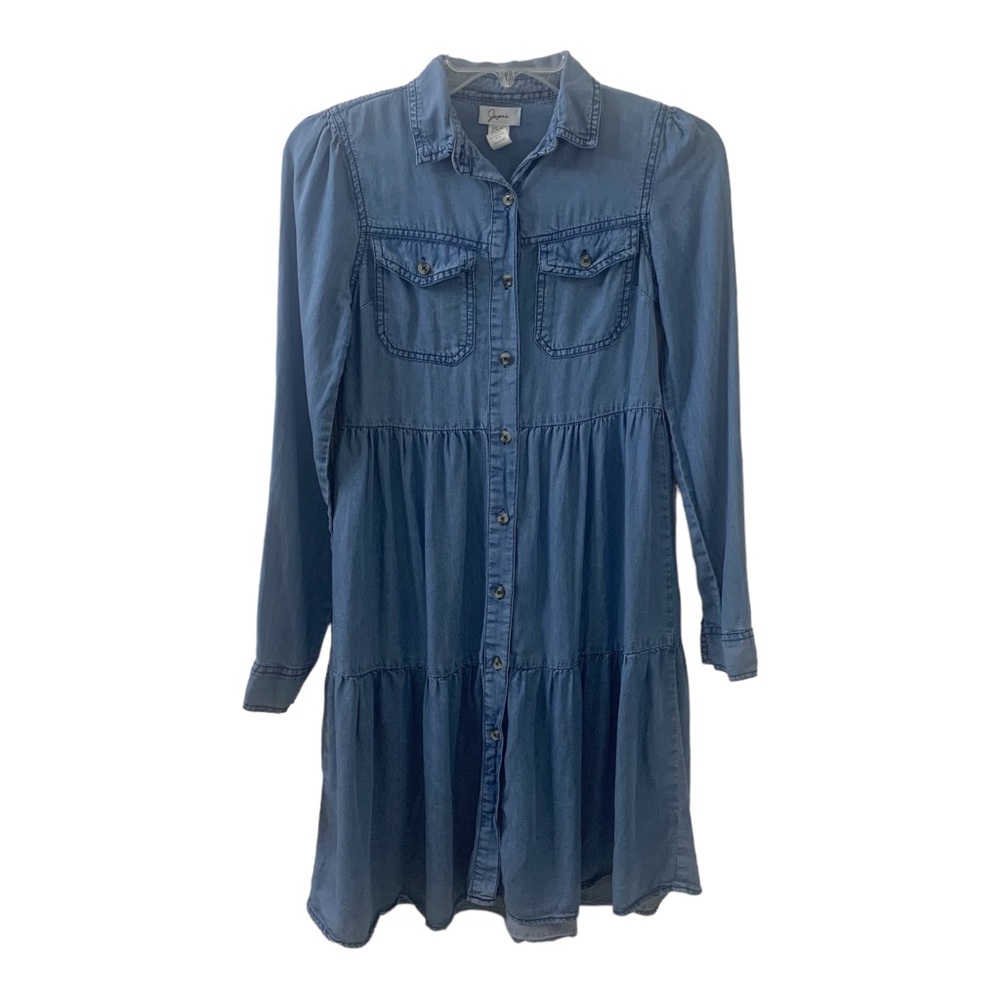 Japna XS Chambray Western Shirt Dress